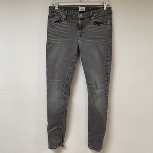 Grey Hudson Skinny Jeans